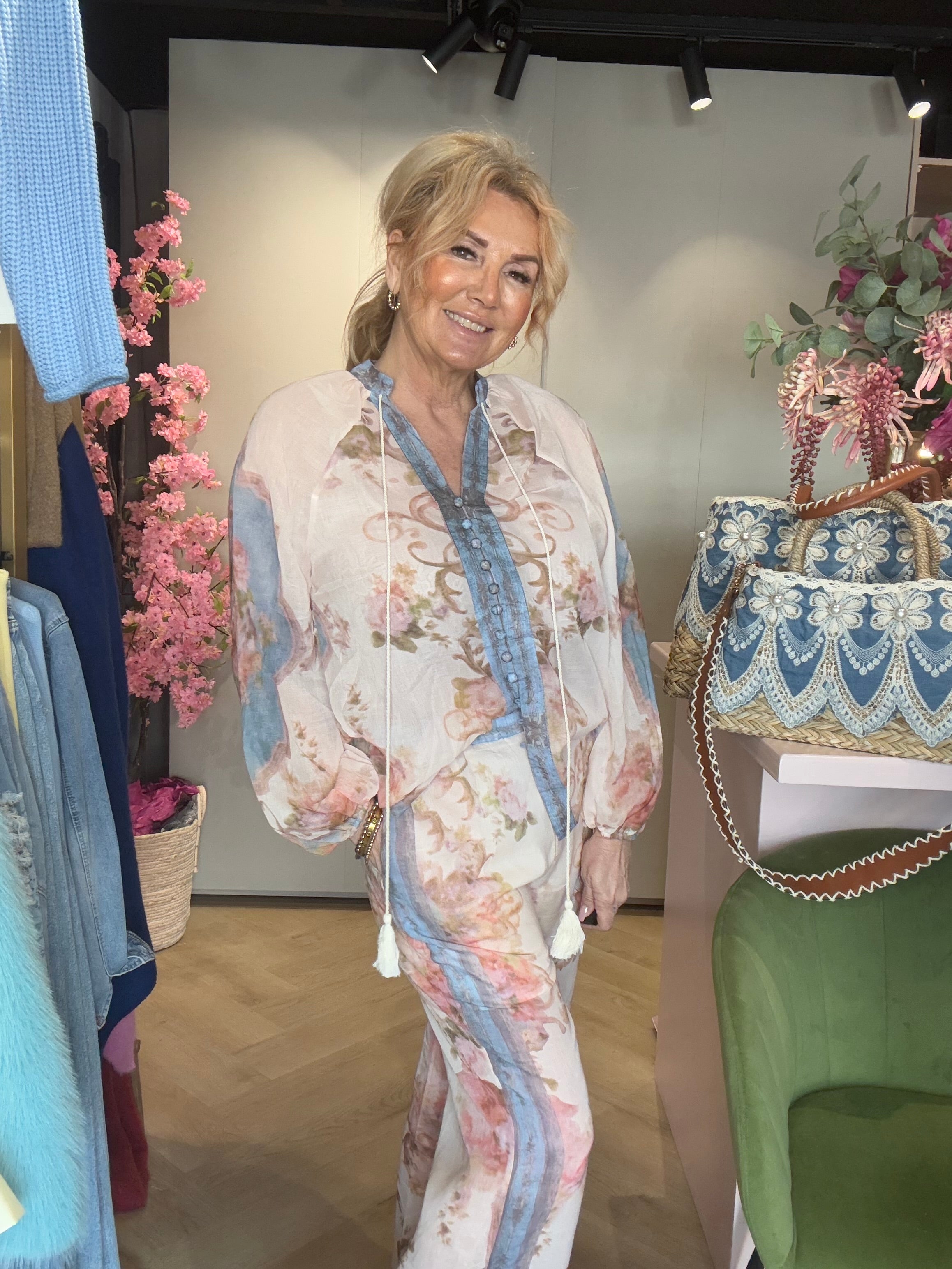 Set 2 Delig Voile crème